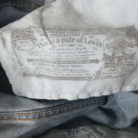 LEVI'S 501 XX Button Fly CLASSIC MEDIUM WASH MEN'S STRAIGHT DENIM JEANS 40X30 - Picture 4 of 5